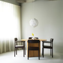 Normann Copenhagen Timb Stol m/ Arml�n Brun/Chokolade