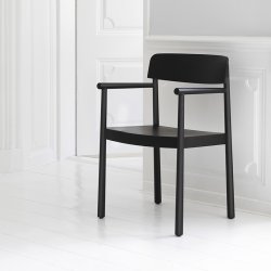 Normann Copenhagen Timb Stol m/ Arml�n Sort