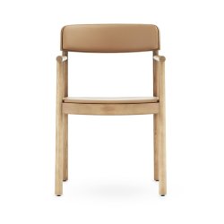 Normann Copenhagen Timb Stol m/ Arml�n Tan/Camel