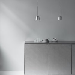 Normann Copenhagen Tub Pendel - 13 cm - Brstet Aluminium