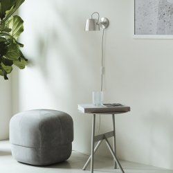 Normann Copenhagen Tub Vglampe - Brstet Aluminium