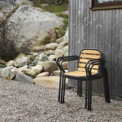 Normann Copenhagen Vig Armstol - Robinie/Sort