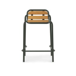 Normann Copenhagen Vig Barstol 65 cm - Robinie/Mrkegrn