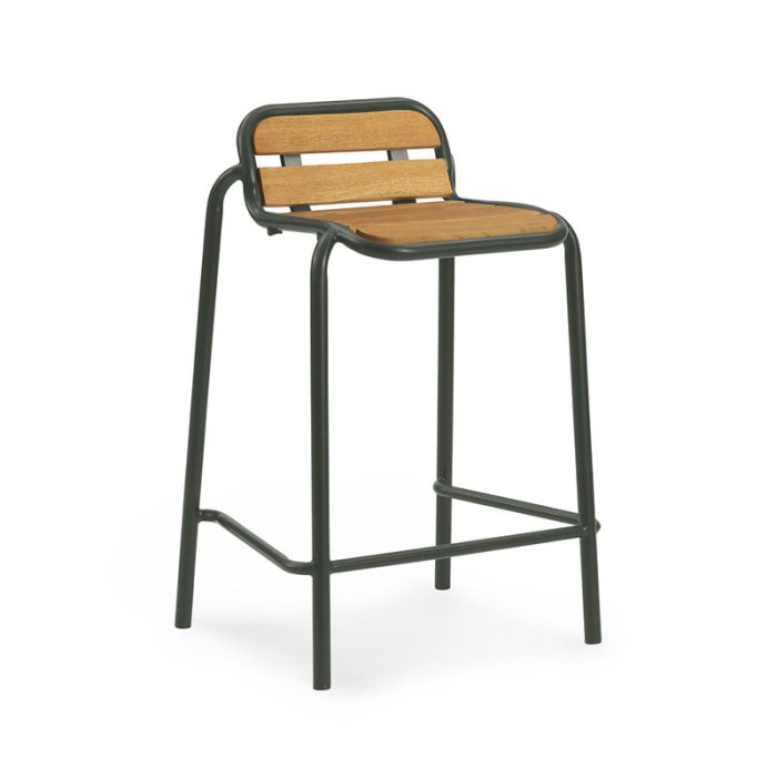 Normann Copenhagen Vig Barstol 65 cm - Robinie/Mrkegrn