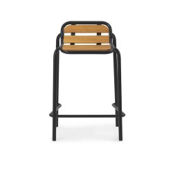 Normann Copenhagen Vig Barstol 65 cm - Robinie/Sort