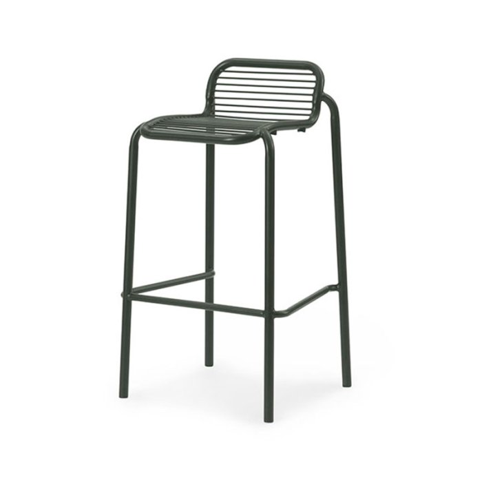 Normann Copenhagen Vig Barstol 75 cm - Mrkegrn