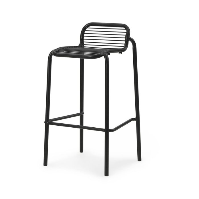 Normann Copenhagen Vig Barstol 75 cm - Sort