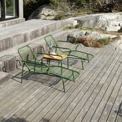 Normann Copenhagen Vig Chaiselong - Mrkegrn