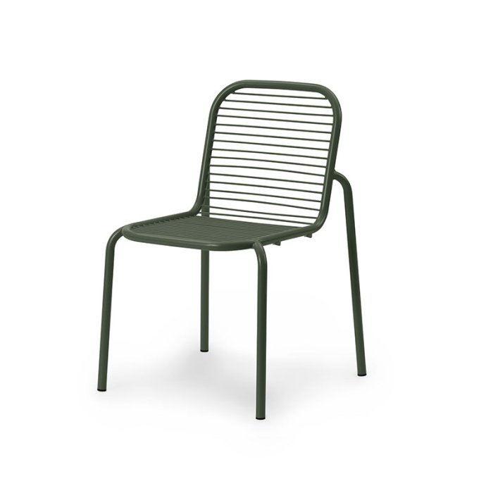 Normann Copenhagen Vig Stol - Mrkegrn