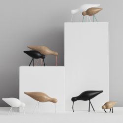 Normann Copenhagen Shorebird Medium - Hvid/Hvid