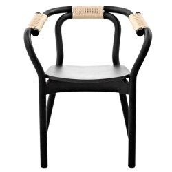 Normann Copenhagen - Knot Stol - Sort/Natur