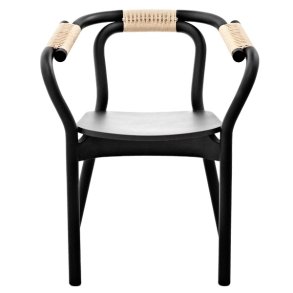 Normann Copenhagen - Knot Stol - Sort/Natur