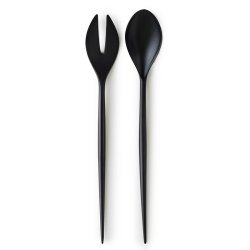 Normann Copenhagen Krenit Salatbestik - Sort