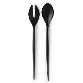 Normann Copenhagen Krenit Salatbestik - Sort