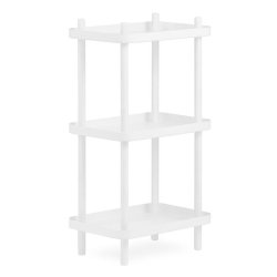 Normann Copenhagen Block Reol - Hvid/Hvid