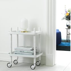 Normann Copenhagen Block Rullebord - Hvid/Hvid