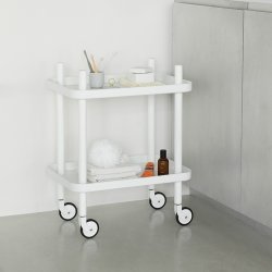 Normann Copenhagen Block Rullebord - Hvid/Hvid