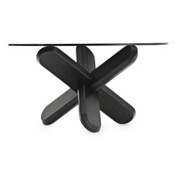 Normann Copenhagen Ding sofabord - Smoke glas/Sort