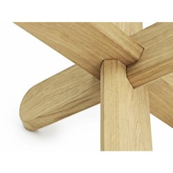 Normann Copenhagen Ding sofabord - Transperent glas/Eg