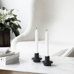 Normann Copenhagen Heima lysestage - Sort
