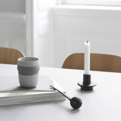 Normann Copenhagen Heima lysestage - Sort