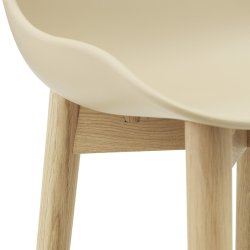 Normann Copenhagen Hyg Barstol 65 cm - Eg/Sand