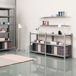 Normann Copenhagen Jet Hylde Stor - Slv Finish