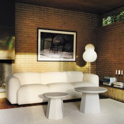 Normann Copenhagen Pine Bord Lille - Lysegr