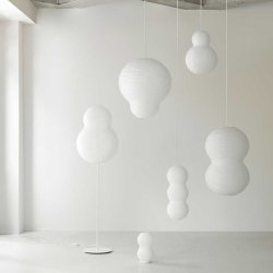 Normann Copenhagen Puff Bordlampe Twist - Hvid