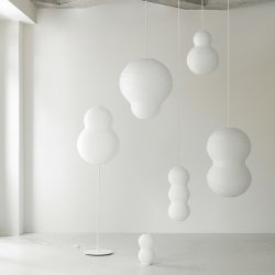 Normann Copenhagen Puff Bordlampe Twist - Hvid