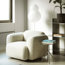 Normann Copenhagen Puff Gulvlampe Bubble - Hvid