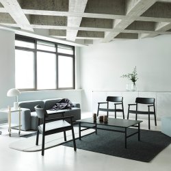 Normann Copenhagen Timb Loungestol - Sort/Sort  
