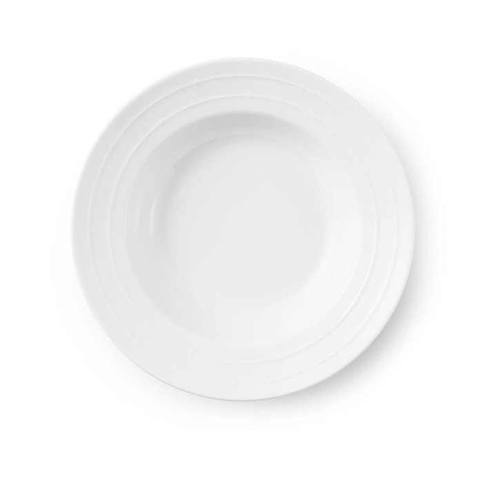 Normann Copenhagen - Tivoli - Banquet Dyb Tallerken 22 cm - Hvid