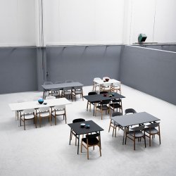 Normann Copenhagen Union Spisebord - 90x140 cm - Hvid