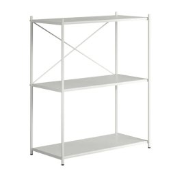 Novoform ARTURO Reolmodul Med 3 Hylder Light Grey