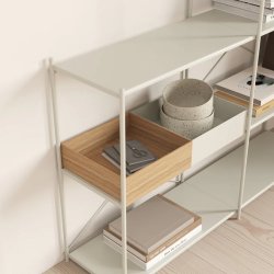 Novoform ARTURO Tillgsmodul Med 3 Hylder Light Grey