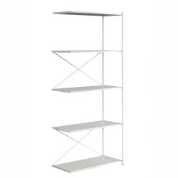 Novoform ARTURO Tillgsmodul Med 5 Hylder Light Grey