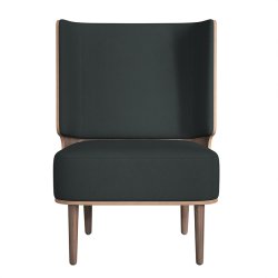 Novoform Serena Lounge Chair Mrk Eg/Phantom Grey