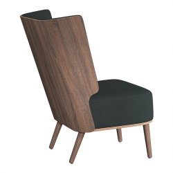 Novoform Serena Lounge Chair Mrk Eg/Phantom Grey