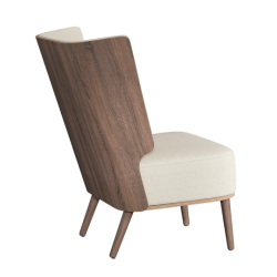 Novoform Serena Lounge Chair Mrk Eg/Sweet Vanilla