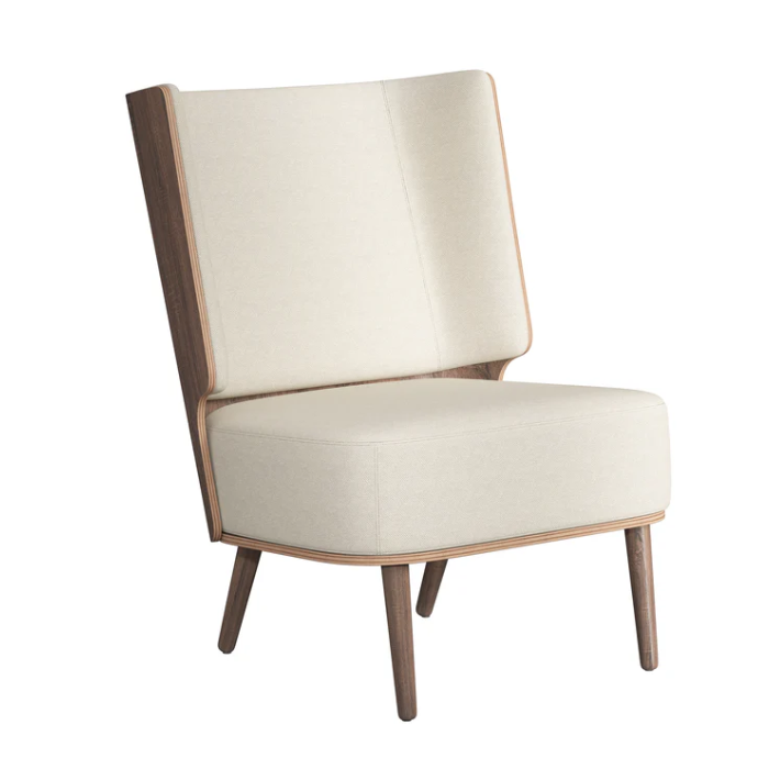 Novoform Serena Lounge Chair Mrk Eg/Sweet Vanilla