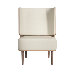 Novoform Serena Lounge Chair Mrk Eg/Sweet Vanilla