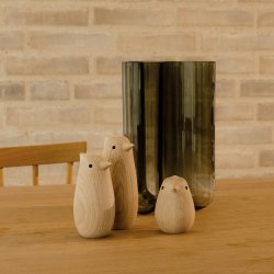 Novoform Clover Vase Large Smokey Green