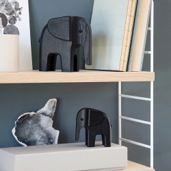 Novoform Elefant - Sort Ask - Stor