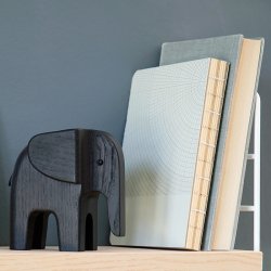 Novoform Elefant - Sort Ask - Stor