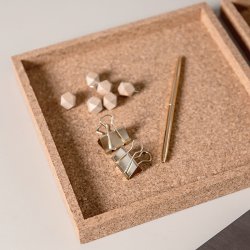 Novoform Kvadratisk Korkbakke Natur