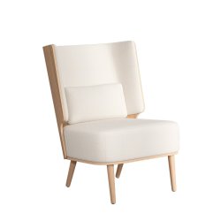 Novoform SERENA Pude Hvid Boucl