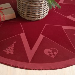 Novoform STARS Juletrstppe Advent Red