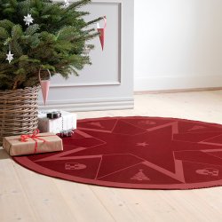 Novoform STARS Juletrstppe Advent Red