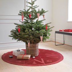 Novoform STARS Juletrstppe Advent Red
